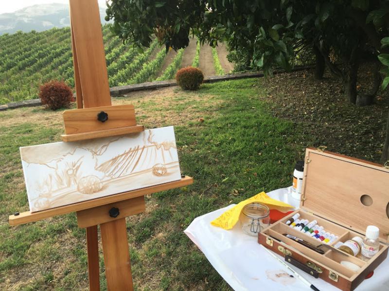 Painting worksops at Paço de Calheiros
